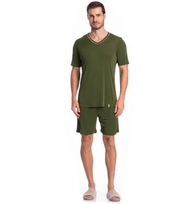 Pijama Masculino Curto Rafael Tombini - Imagem 3 - Mobile