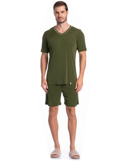 Pijama Masculino Curto Rafael Tombini - Imagem 3 - Desktop