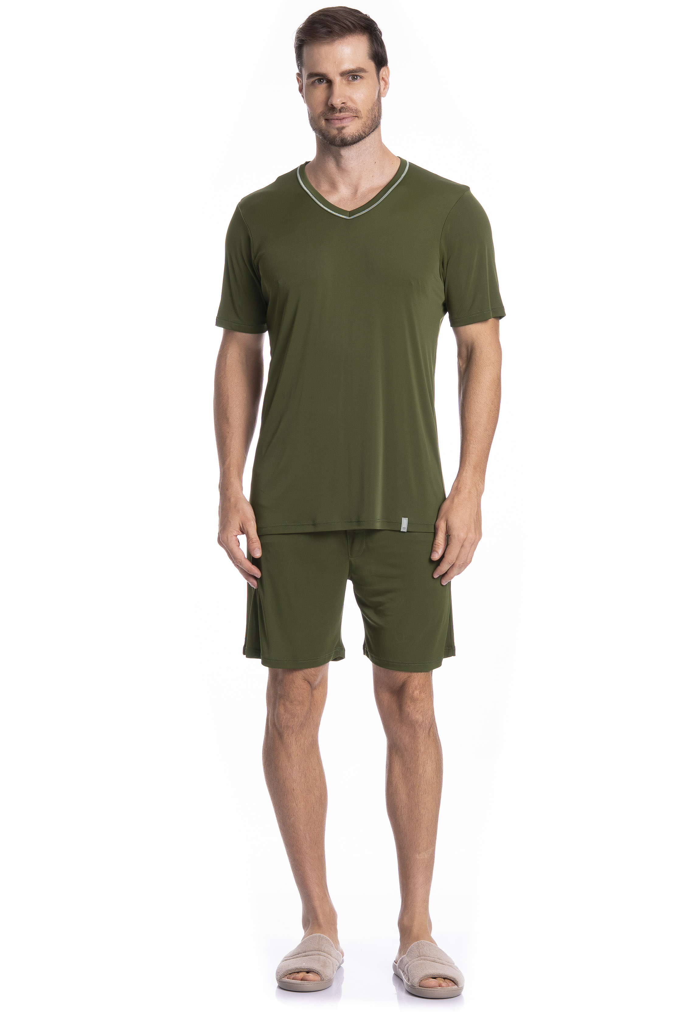 Pijama Masculino Curto Rafael Tombini - Imagem 3 - Mobile