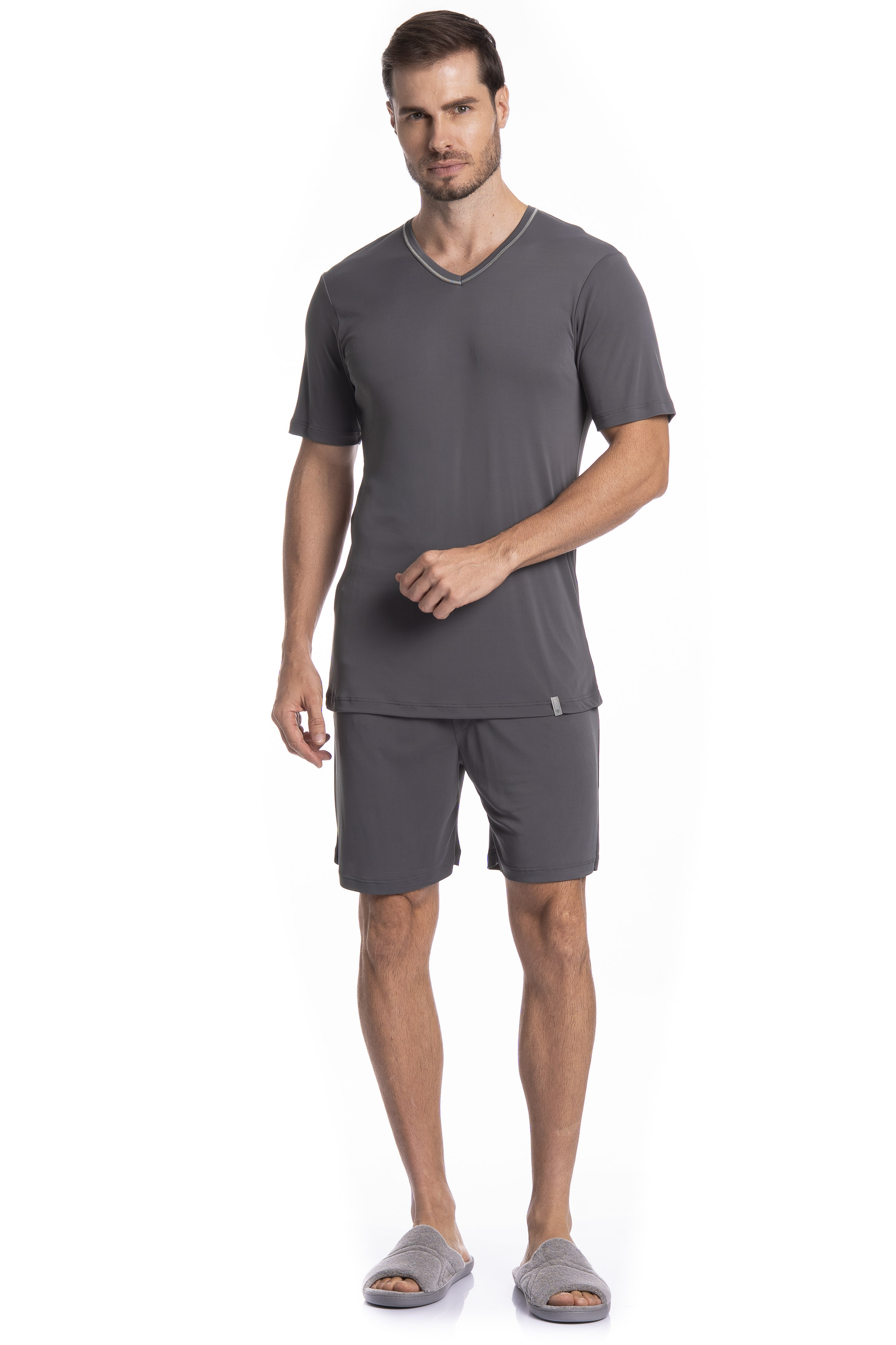 Pijama Masculino Curto Rafael Tombini - Imagem 3 - Mobile