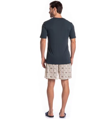 Pijama Masculino Curto Clóvis Tombini - Imagem 4 - Mobile