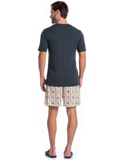 Pijama Masculino Curto Clóvis Tombini - Imagem 4 - Desktop