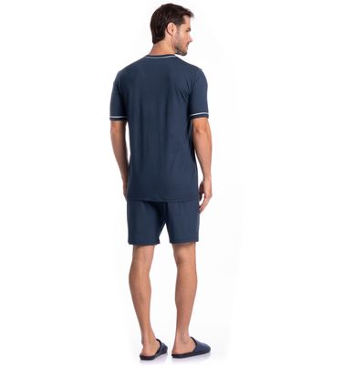 Pijama Masculino Curto Carlos Tombini - Imagem 4 - Mobile