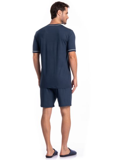 Pijama Masculino Curto Carlos Tombini - Imagem 4 - Desktop