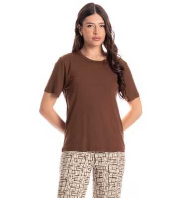 Pijama Feminino Longo Grid - Imagem 3 - Mobile