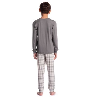 Pijama Infantil Longo Masculino Chess - Imagem 2 - Mobile