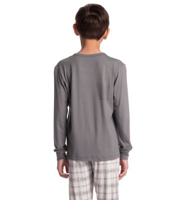 Pijama Infantil Longo Masculino Chess - Imagem 4 - Mobile