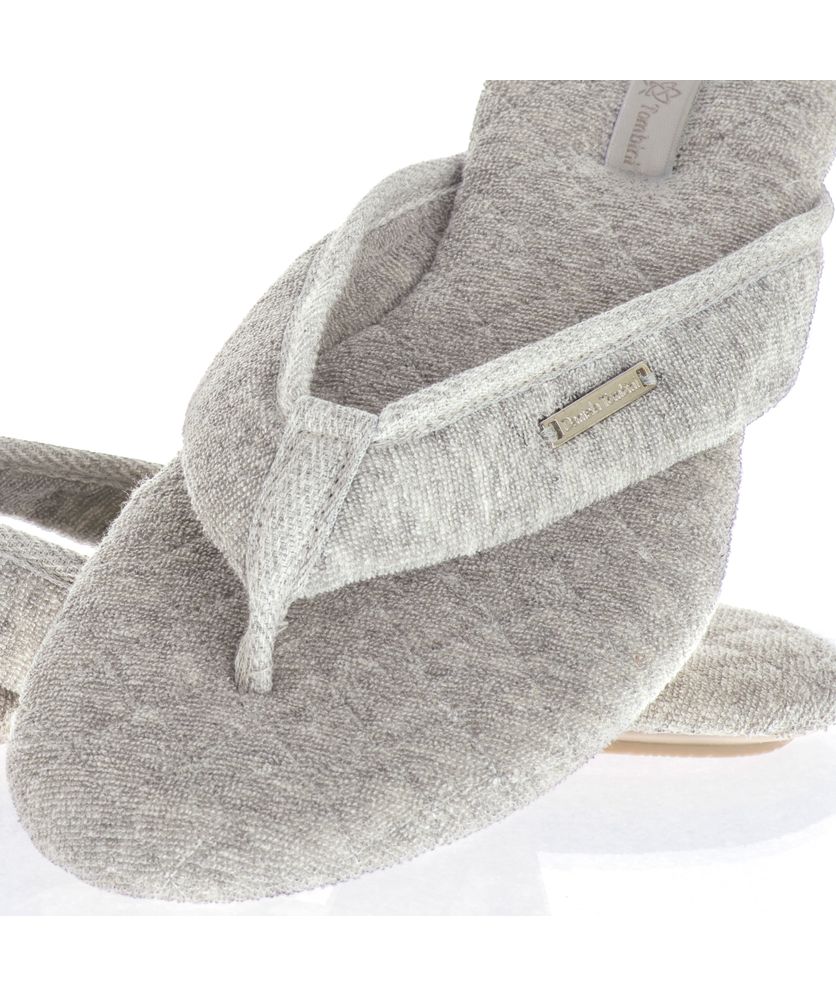 Chinelo Em Atoalhado Dedo Sofia - Imagem 2 - Desktop
