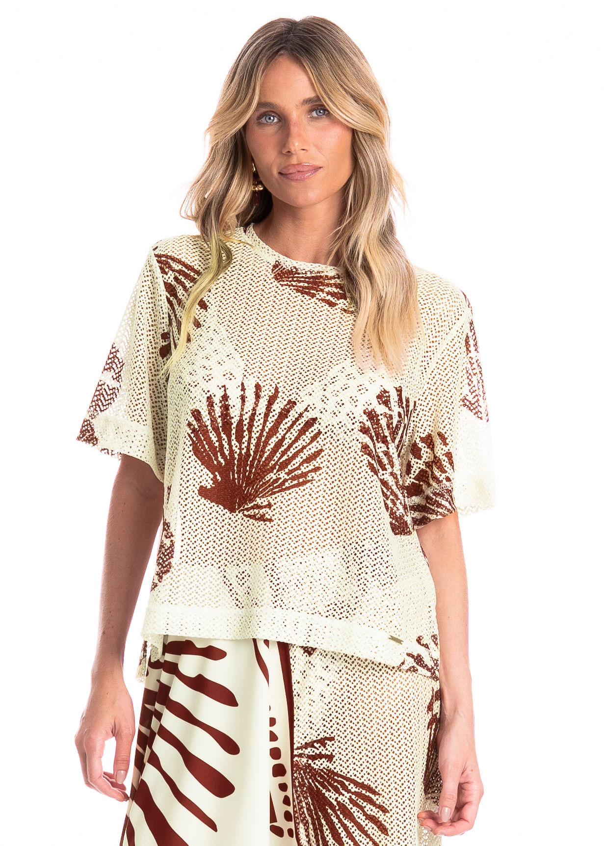 Blusa Feminina Conchas - Imagem 1