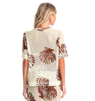 Blusa Feminina Conchas - Imagem 2 - Mobile