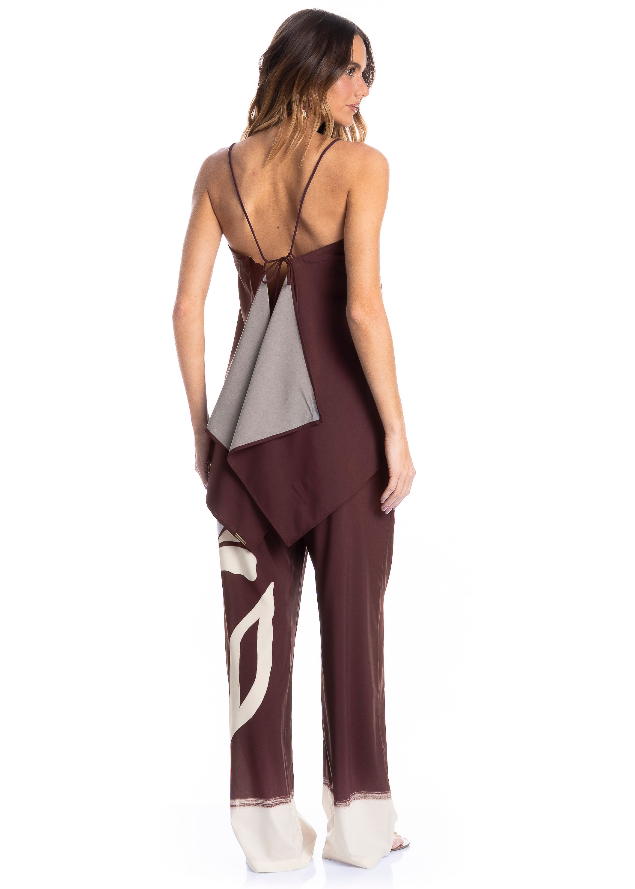 Blusa Feminina Lenço Toscana - Imagem 4 - Mobile