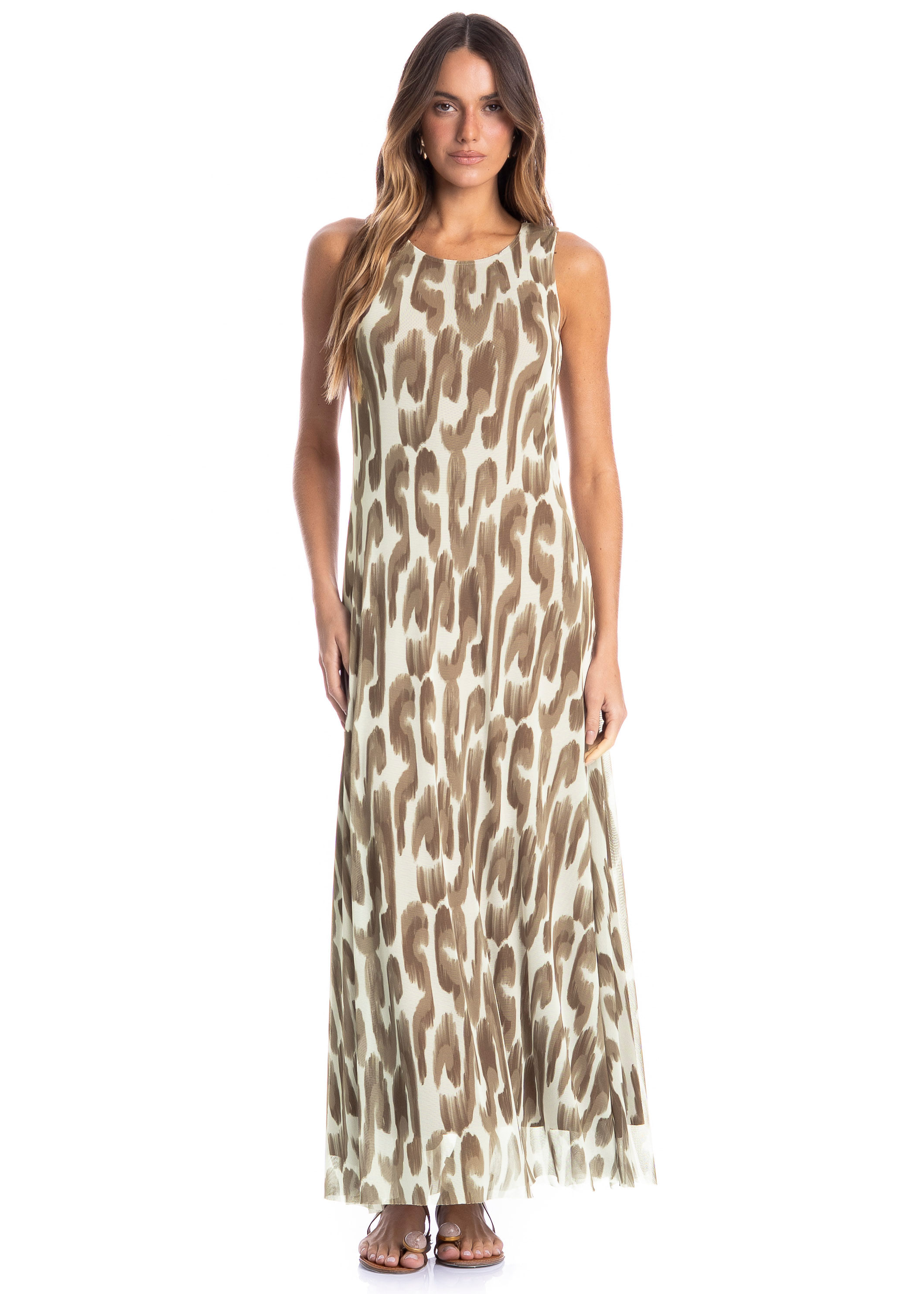 Vestido Feminino Evasê Savanna - Imagem 1