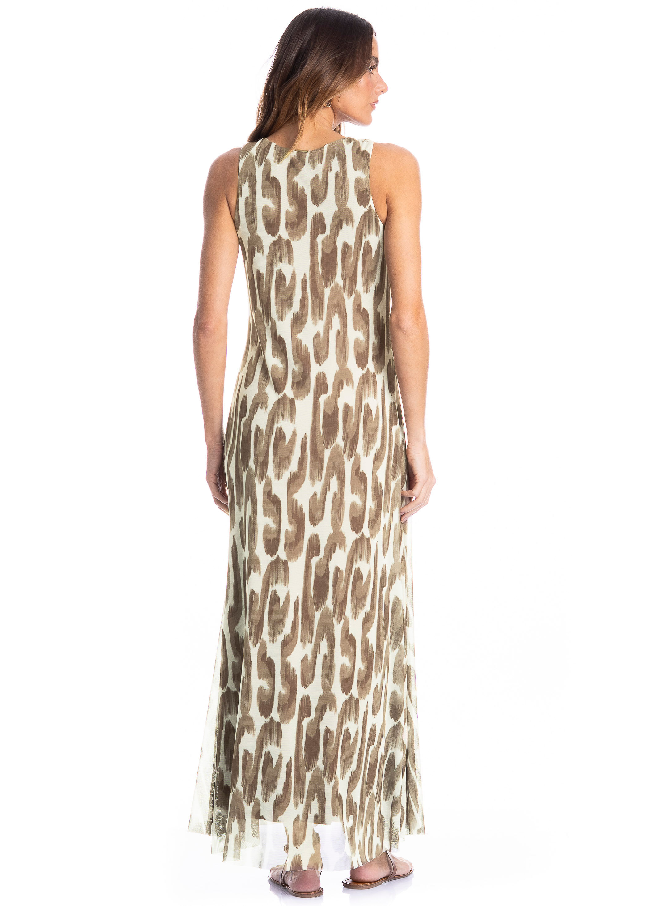 Vestido Feminino Evasê Savanna - Imagem 2 - Mobile