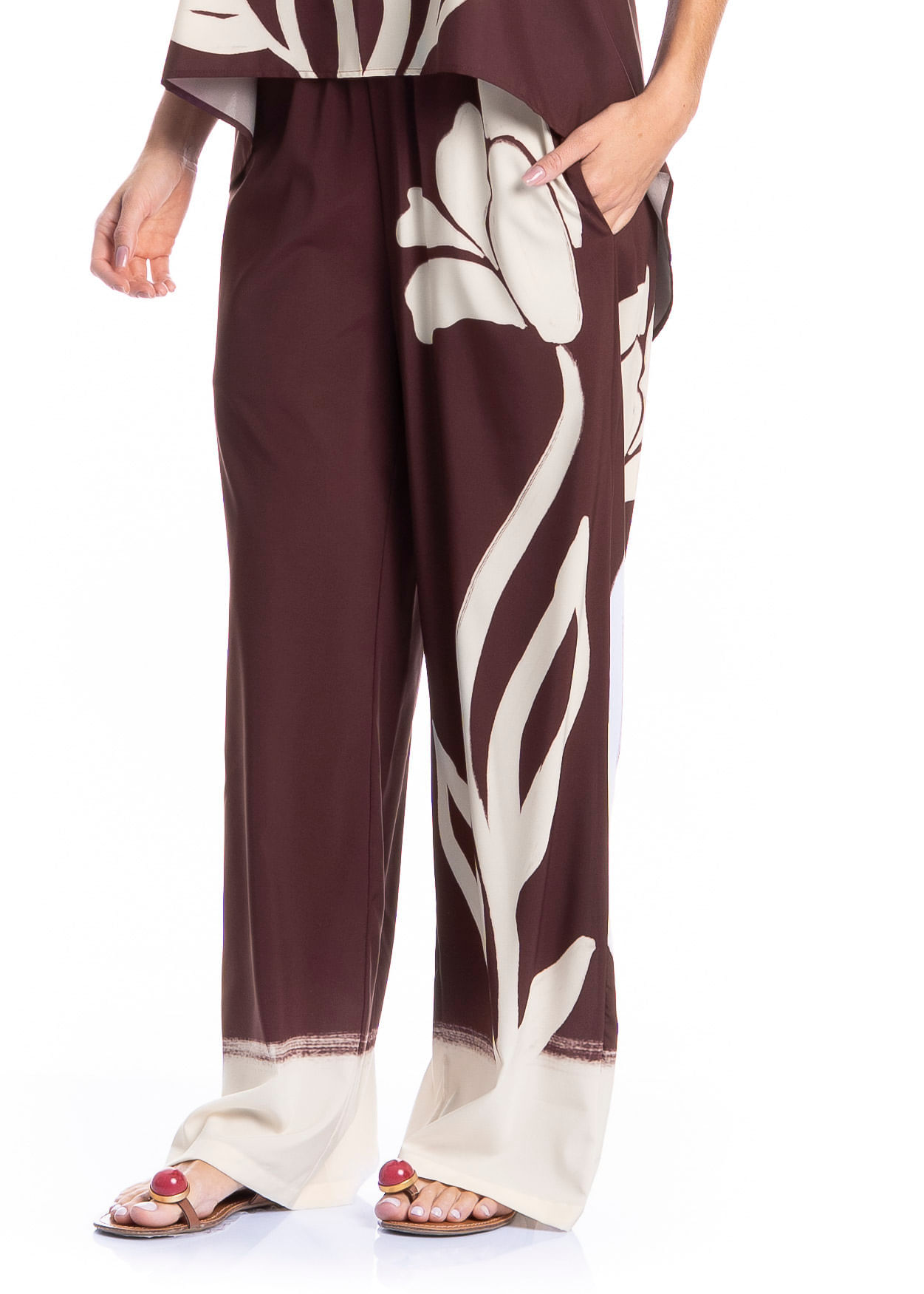 Calça Feminina Com Bolso Toscana - Imagem 3 - Mobile
