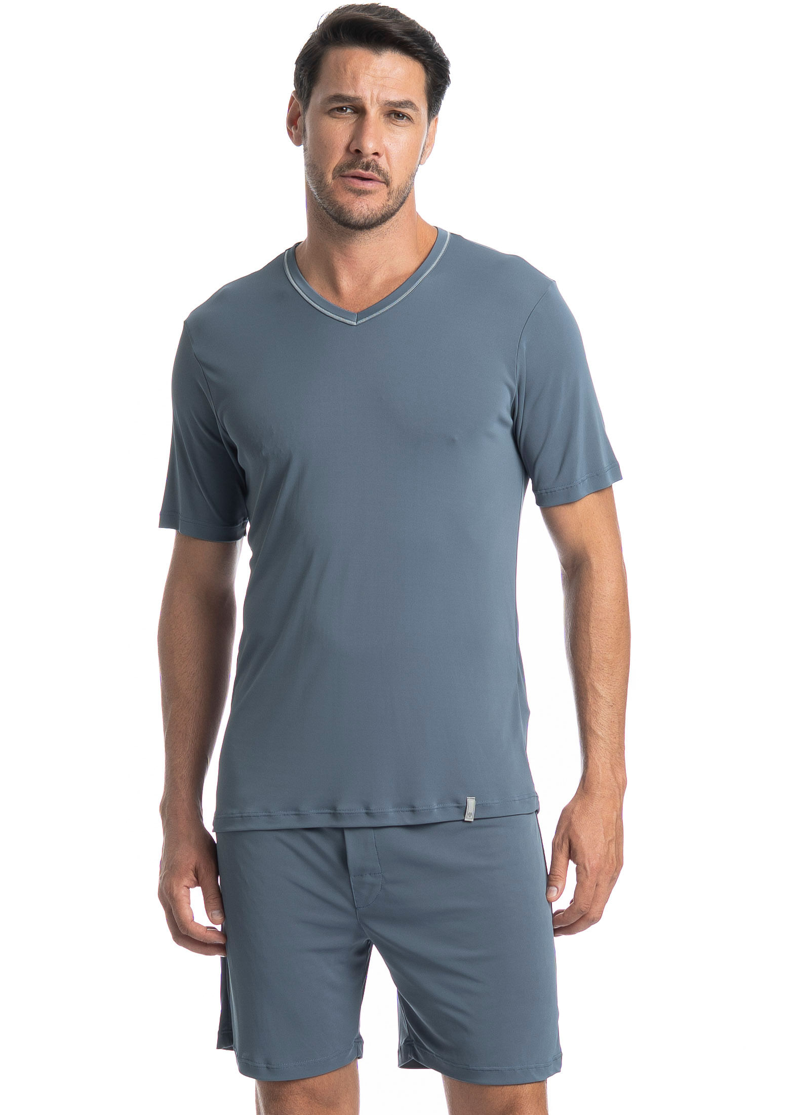 Pijama Masculino Curto Rafael Tombini - Imagem 1