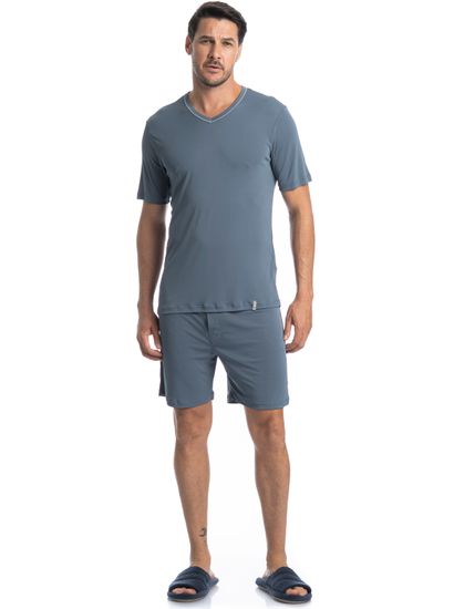 Pijama Masculino Curto Rafael Tombini - Imagem 3 - Desktop