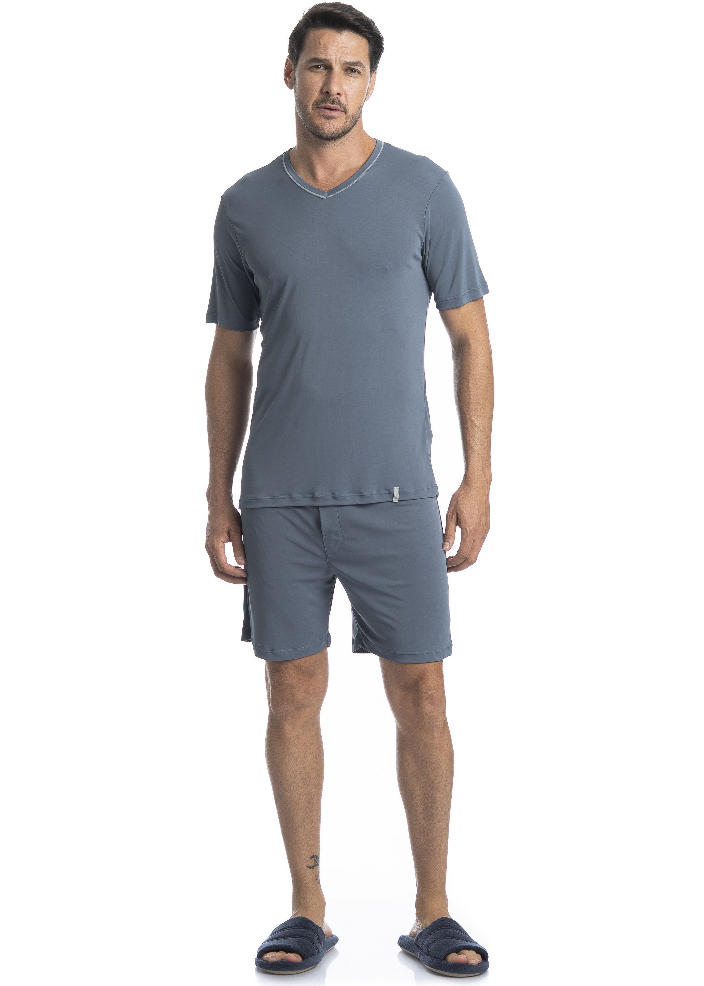 Pijama Masculino Curto Rafael Tombini - Imagem 3 - Mobile
