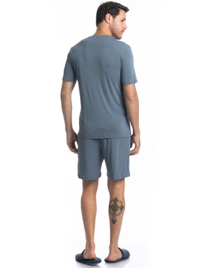 Pijama Masculino Curto Rafael Tombini - Imagem 4 - Desktop