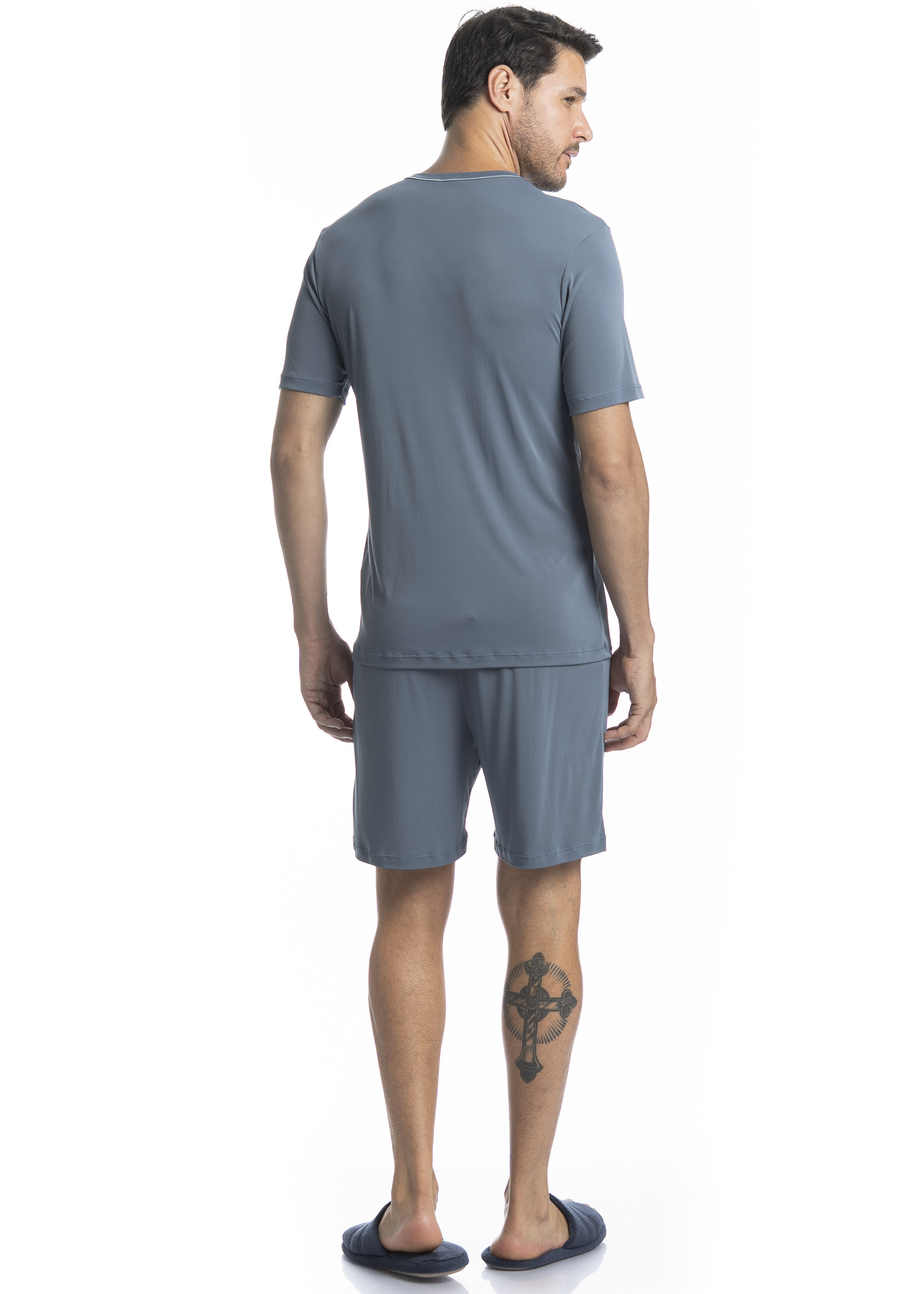 Pijama Masculino Curto Rafael Tombini - Imagem 4 - Mobile