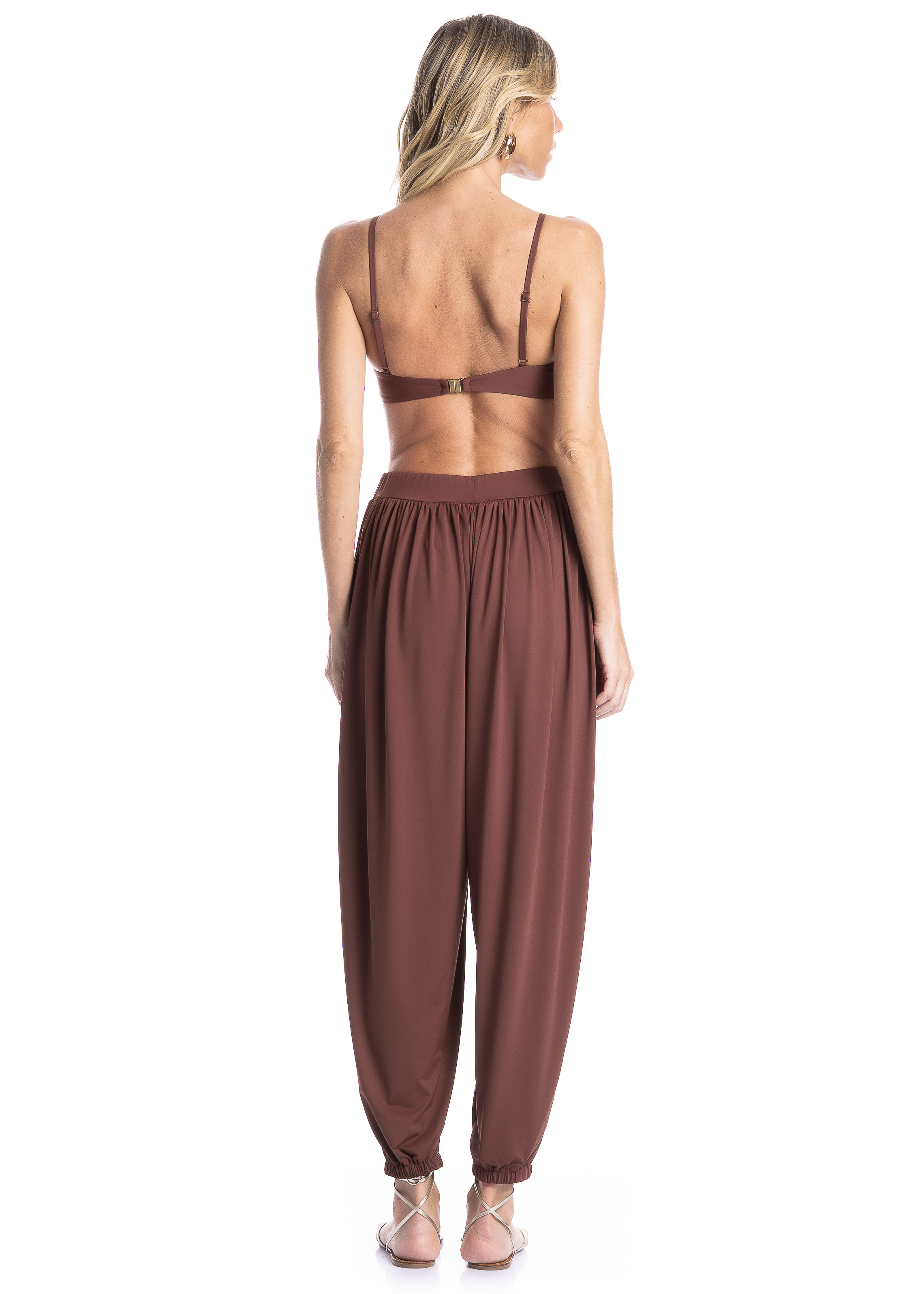 Calça Feminina Aladim Essenza Marrom - Imagem 2