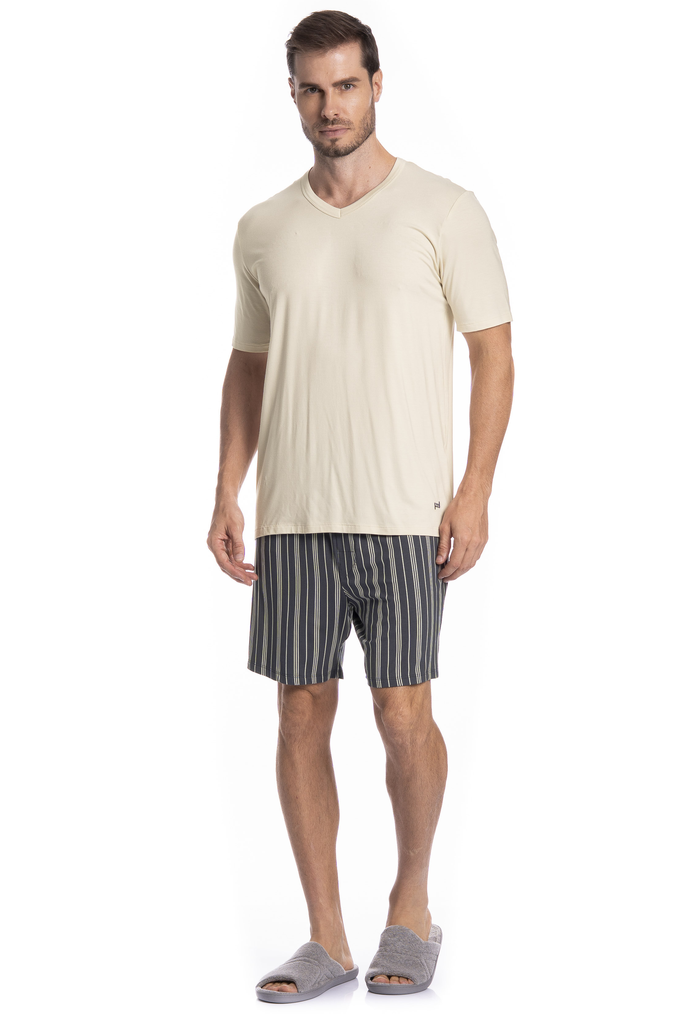 Pijama Masculino Curto Felipe Tombini - Imagem 3 - Mobile