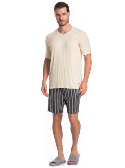 Pijama Masculino Curto Felipe Tombini - Imagem 3 - Desktop