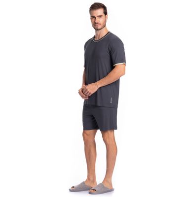 Pijama Masculino Curto Lino Tombini - Imagem 3 - Mobile