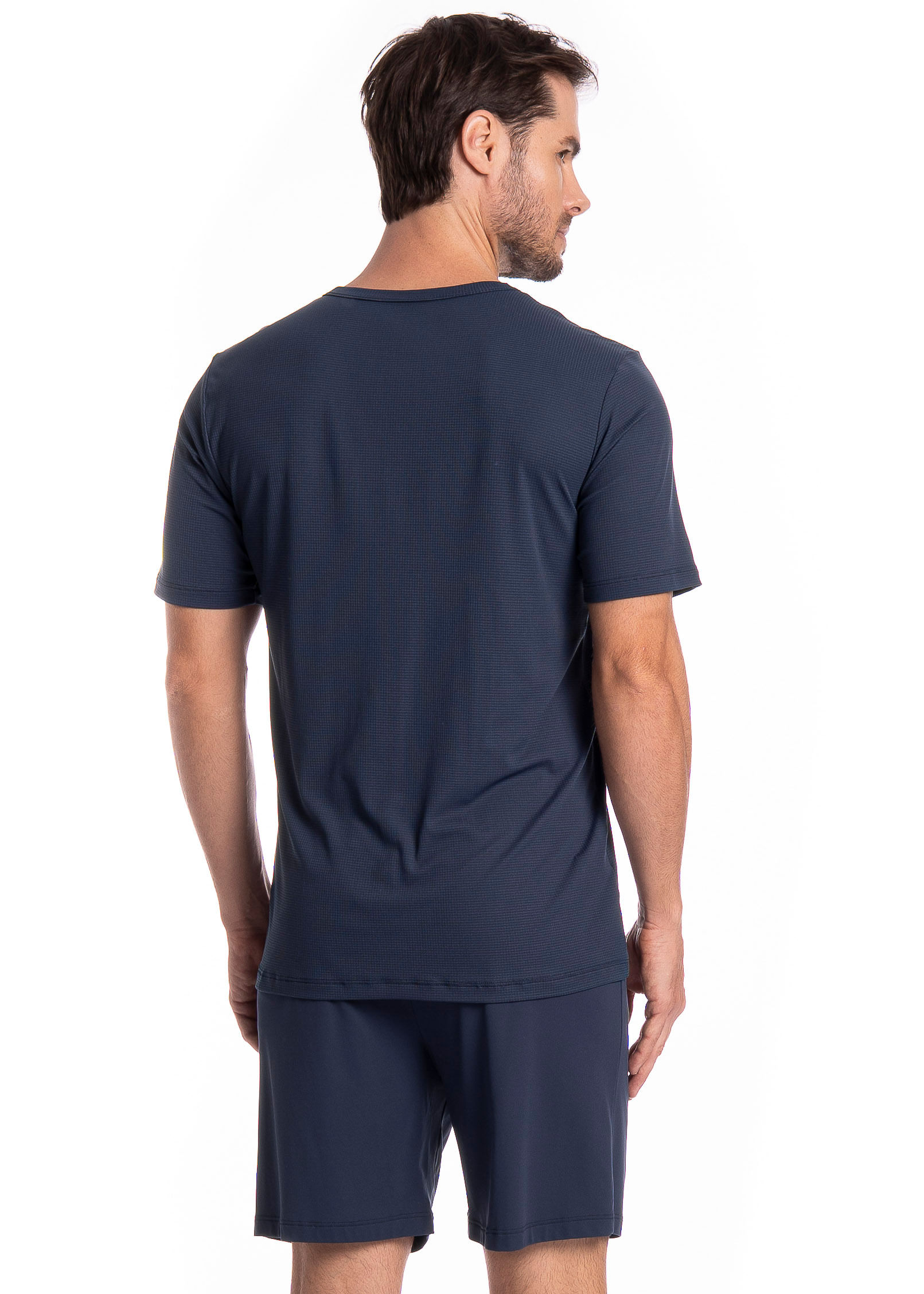 Pijama Masculino Curto Vicente Tombini - Imagem 2 - Mobile