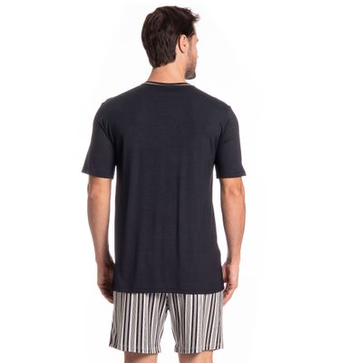 Pijama Masculino Curto Nicolas Tombini - Imagem 2 - Mobile