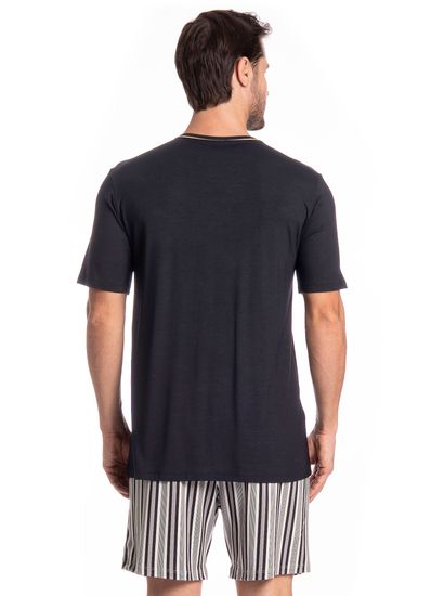 Pijama Masculino Curto Nicolas Tombini - Imagem 2 - Desktop