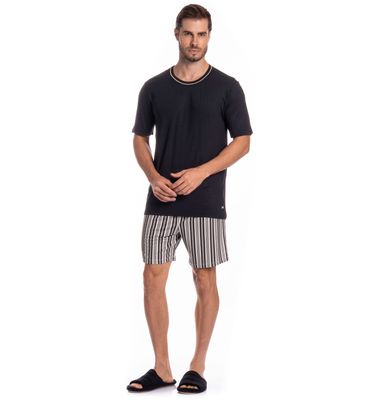 Pijama Masculino Curto Nicolas Tombini - Imagem 3 - Mobile