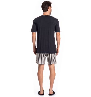 Pijama Masculino Curto Nicolas Tombini - Imagem 4 - Mobile