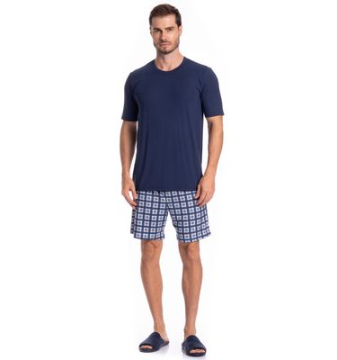 Pijama Masculino Curto Pietro Tombini - Imagem 3 - Mobile