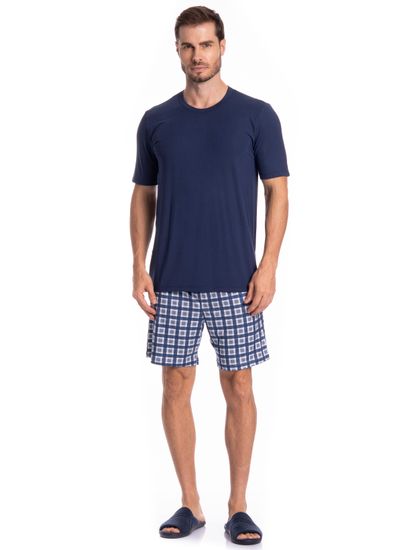 Pijama Masculino Curto Pietro Tombini - Imagem 3 - Desktop