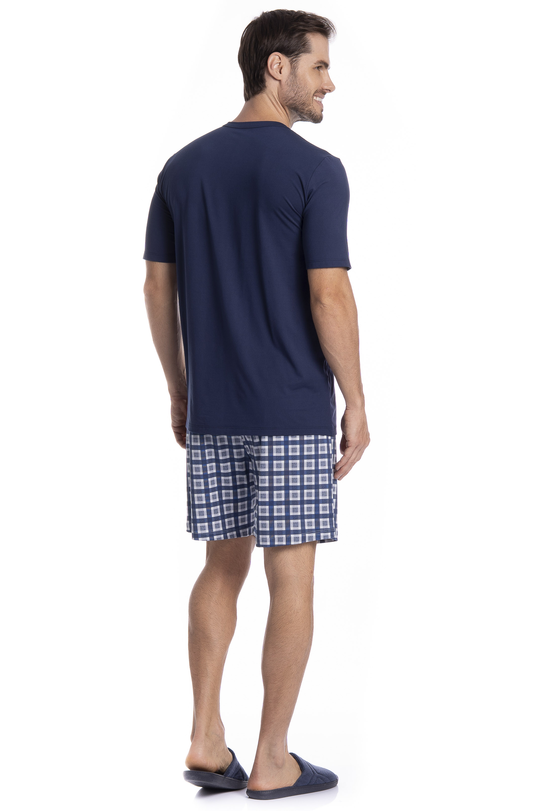 Pijama Masculino Curto Pietro Tombini - Imagem 4 - Mobile