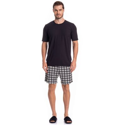 Pijama Masculino Curto Pietro Tombini - Imagem 3 - Mobile