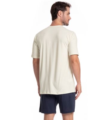 Pijama Masculino Curto Henri Tombini - Imagem 2 - Mobile