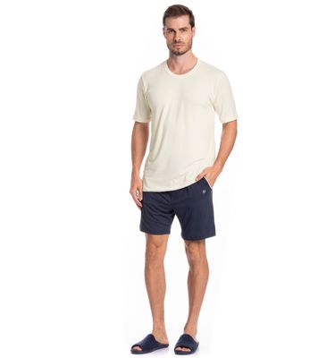 Pijama Masculino Curto Henri Tombini - Imagem 3 - Mobile