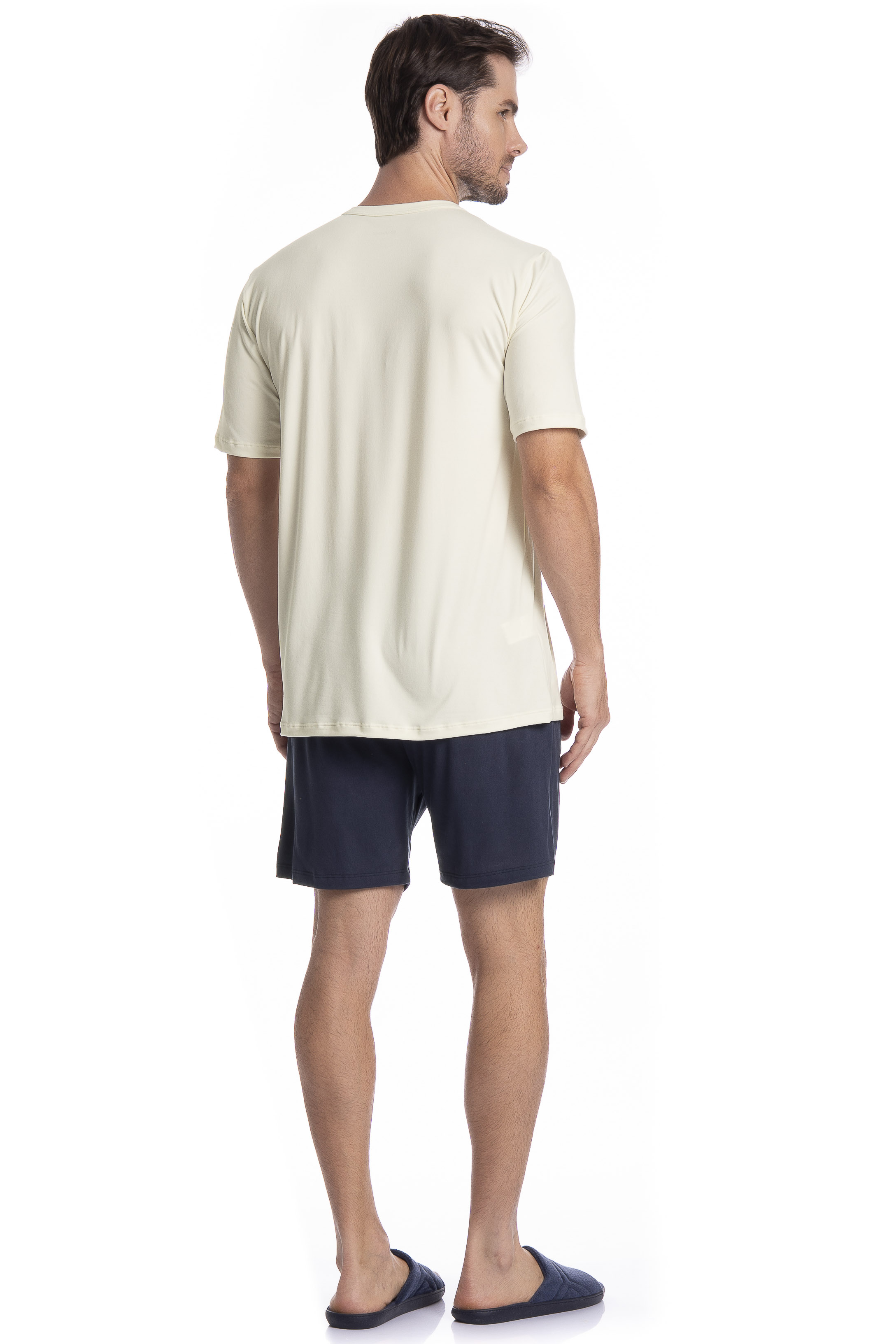 Pijama Masculino Curto Henri Tombini - Imagem 4 - Mobile