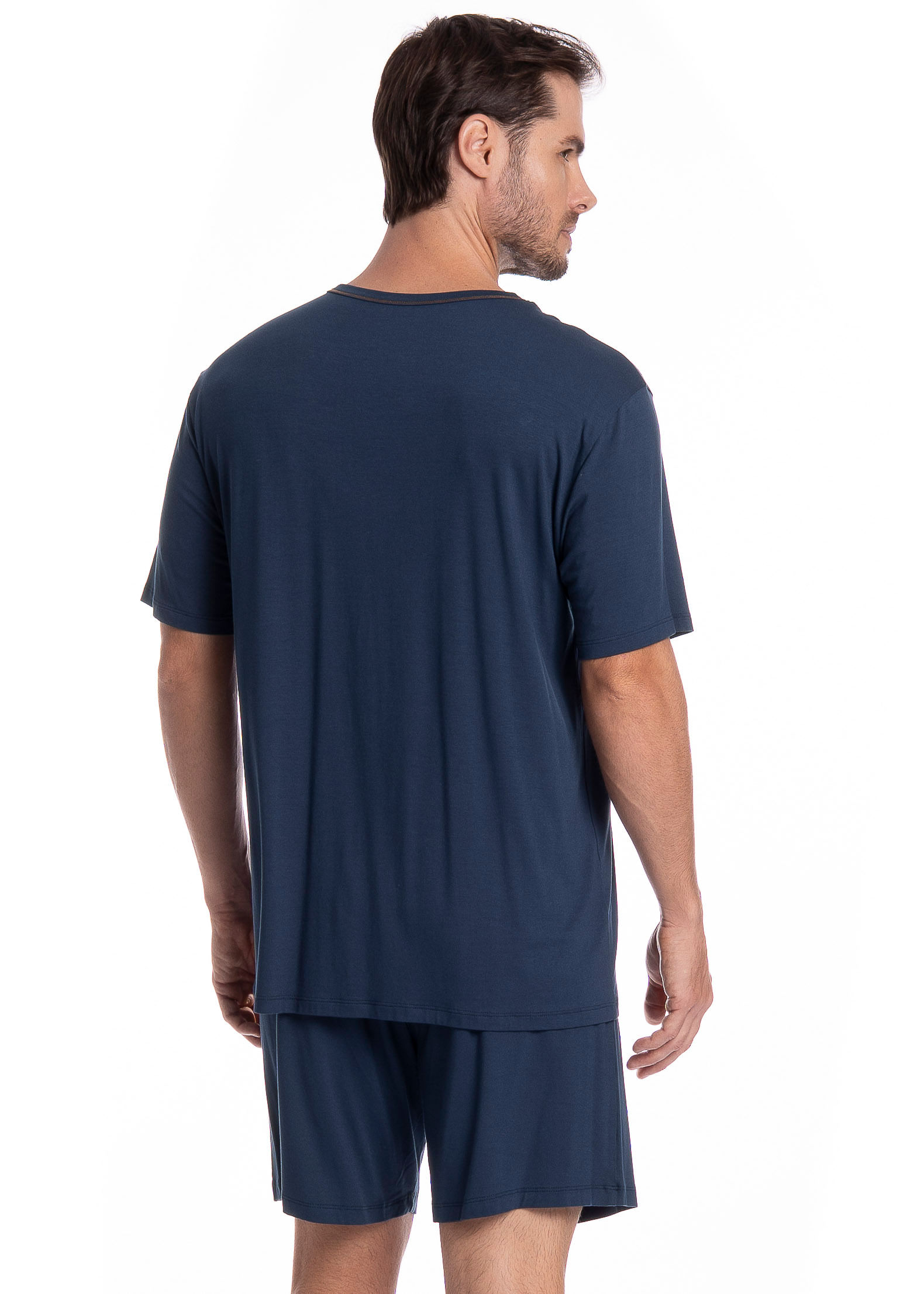 Pijama Masculino Curto New Romeu Tombini - Imagem 2 - Mobile