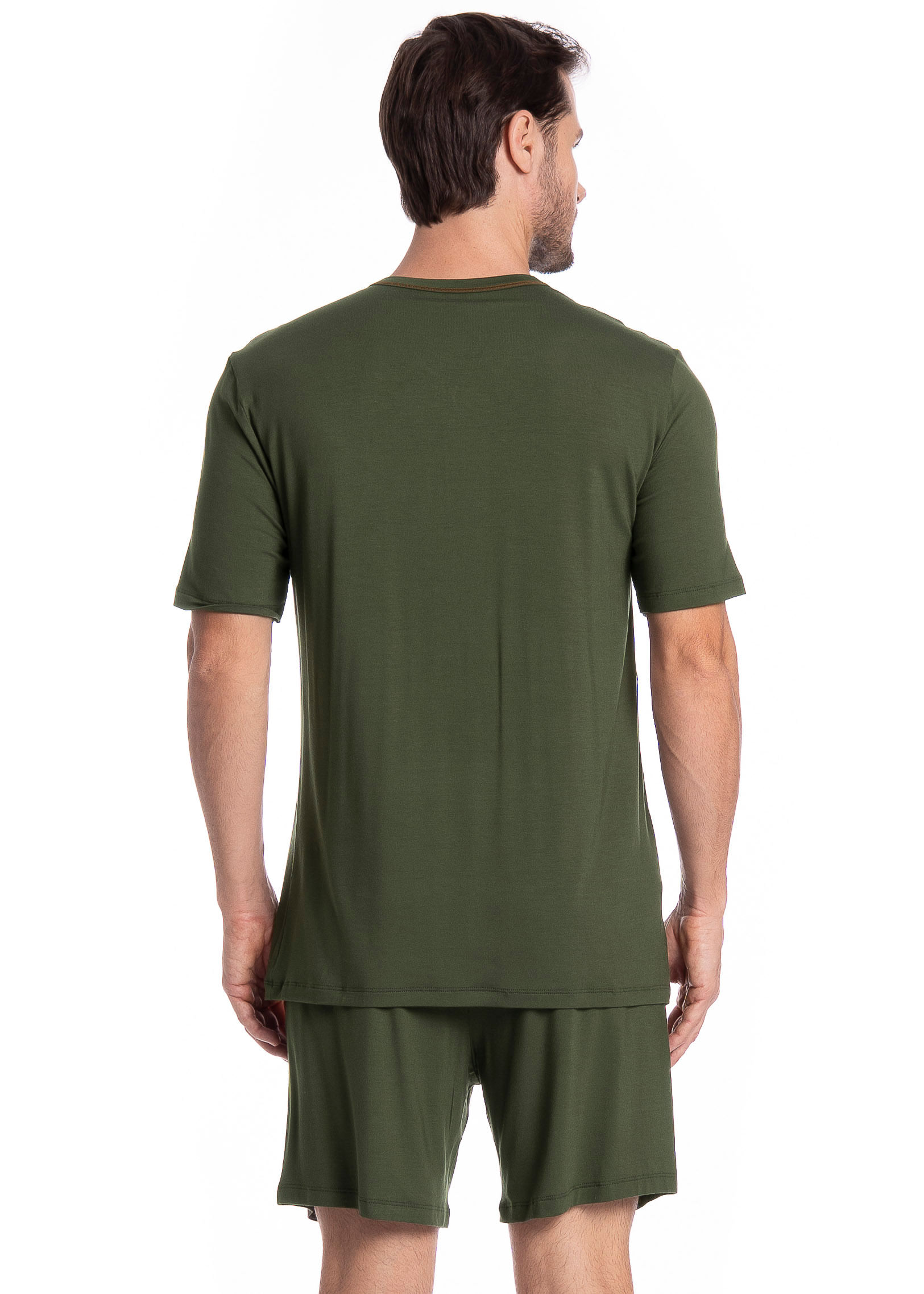Pijama Masculino Curto New Romeu Tombini - Imagem 2 - Mobile