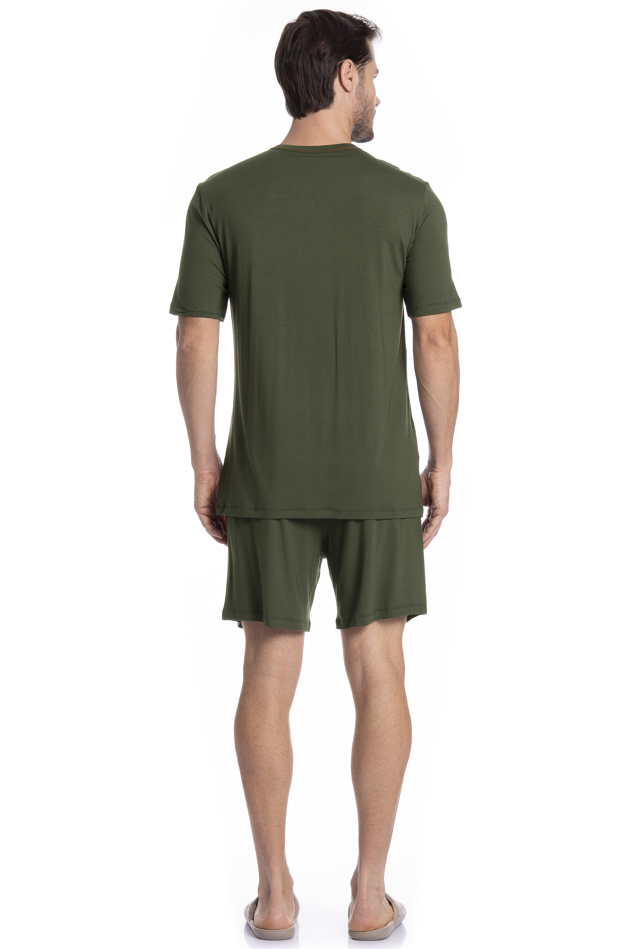 Pijama Masculino Curto New Romeu Tombini - Imagem 4 - Mobile