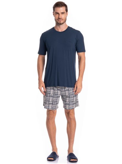 Pijama Masculino Curto Bernardo Tombini - Imagem 3 - Desktop