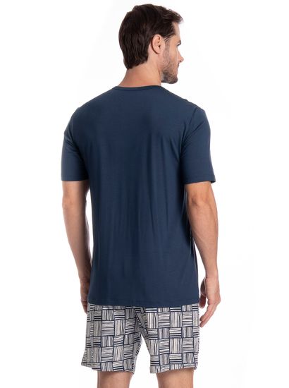 Pijama Masculino Curto Bernardo Tombini - Imagem 2 - Desktop
