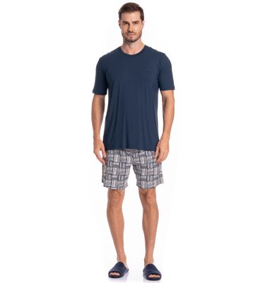 Pijama Masculino Curto Bernardo Tombini - Imagem 3 - Mobile