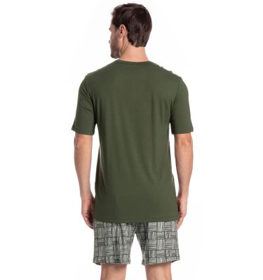 Pijama Masculino Curto Bernardo Tombini - Imagem 2 - Mobile