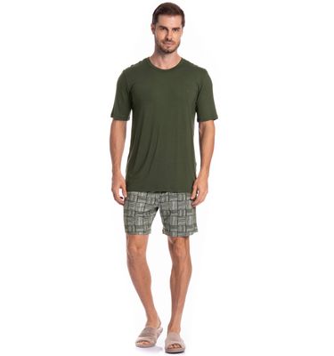 Pijama Masculino Curto Bernardo Tombini - Imagem 3 - Mobile