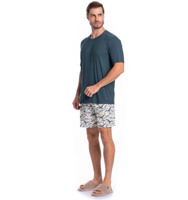 Pijama Masculino Curto Joaquim Tombini - Imagem 3 - Mobile