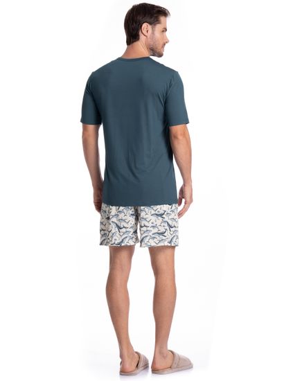 Pijama Masculino Curto Joaquim Tombini - Imagem 4 - Desktop