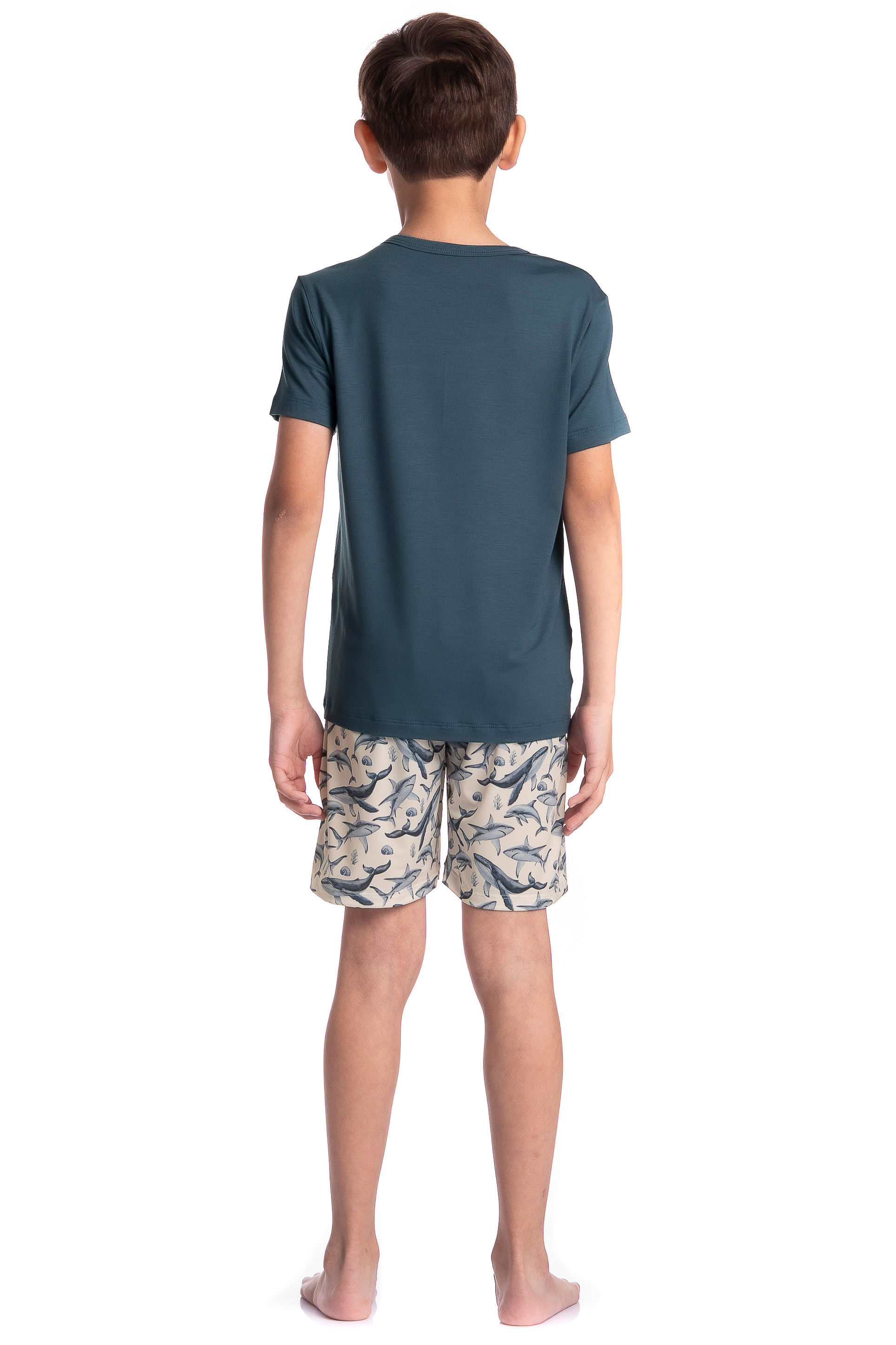 Pijama Infantil Masculino Curto Joaquim - Imagem 4 - Mobile